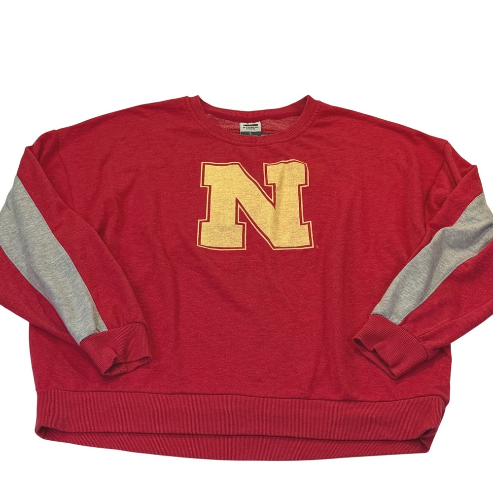 Stadium Athletics Nebraska Cornhuskers Crewneck Sweatshirt Large Unisex 1120C7